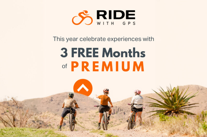 Ride with GPS Three Free Months of Premium Promo is Back and Supports BikeRumor!